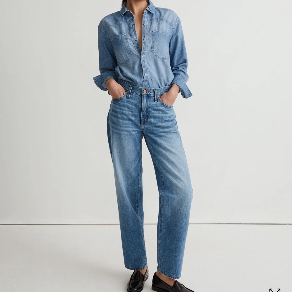 Madewell slouchy BoyJean size 25